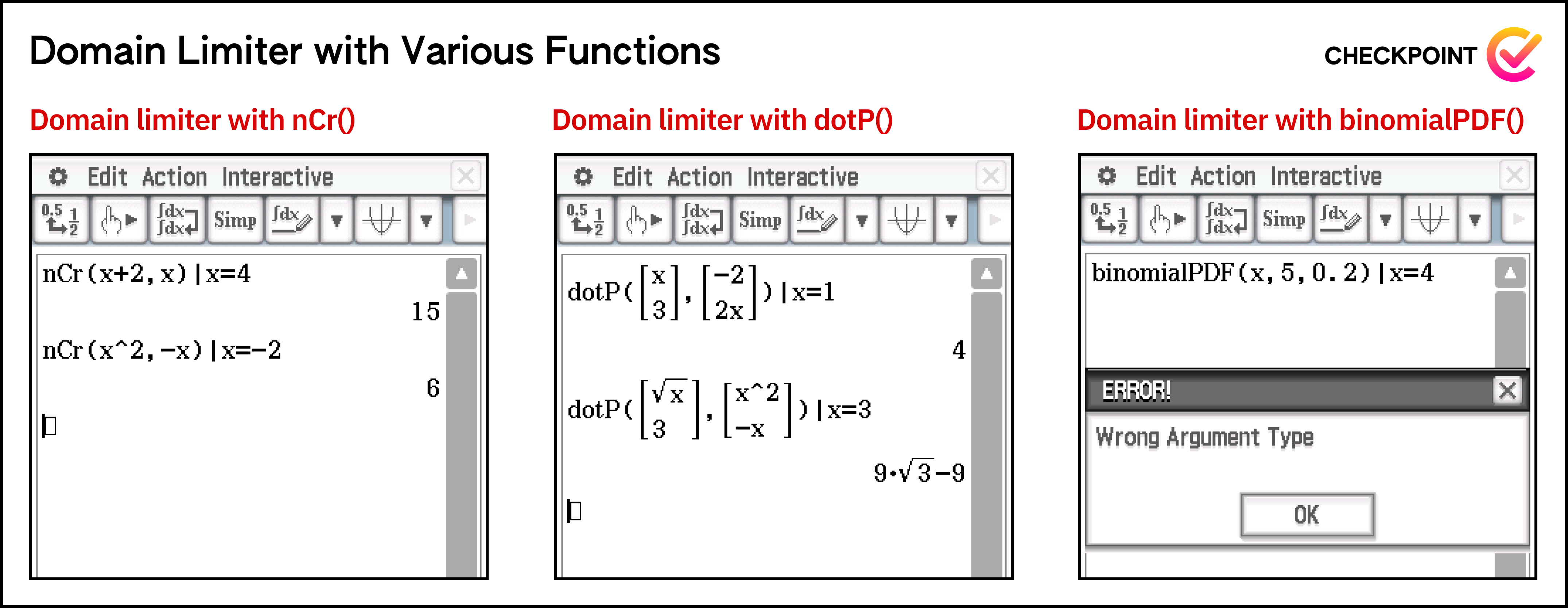 domain limiter with various functions